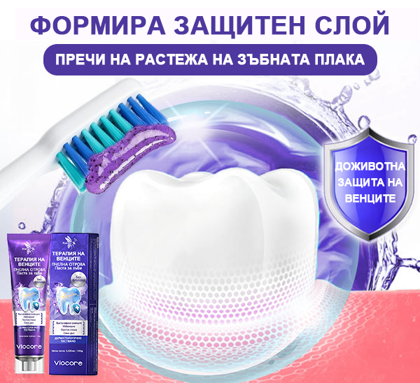 Паста за зъби Rolimey® ✨VioCore с пчелна отрова за венците 🛒
