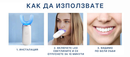 Устройство за лазерна грижа за усмивка Bikenda® — Блестяща усмивка · Здраве на венците · Ежедневна грижа